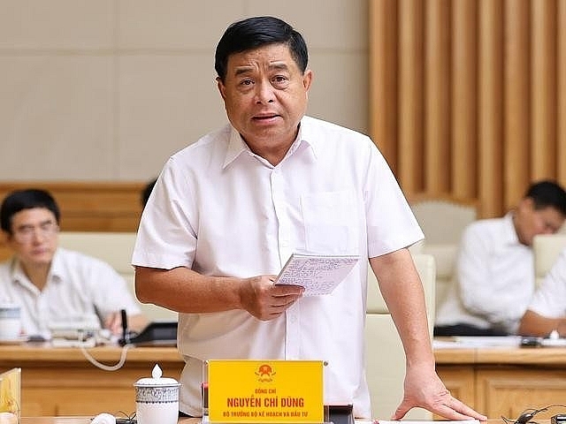 Bộ trưởng Bộ Kế hoạch và Đầu tư Nguyễn Chí Dũng. Ảnh: VGP