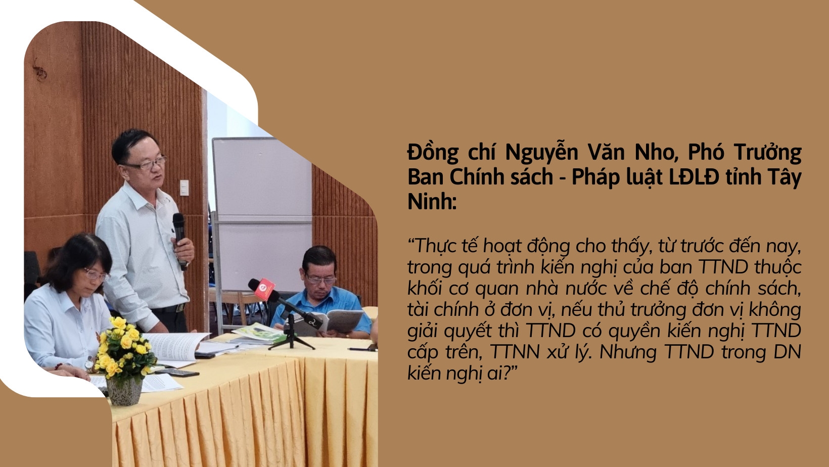 Dự thảo luật thực hiện dân chủ ở cơ sở: Điểm tựa lớn cho người lao động Dự thảo luật thực hiện dân chủ ở cơ sở: Điểm tựa lớn cho người lao động