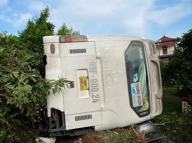 Hiện trường vụ tai nạn hồi tháng 9 khiến một nữ công nhân bị lìa cánh tay tại Bắc Giang. Ảnh: P