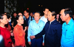 Phó Thủ tướng Lê Văn Thành kiểm tra công tác khắc phục hậu quả mưa lũ tại Quảng Trị