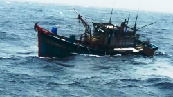 Tàu chìm, 9 ngư dân thoát nạn, 2 người mất tích