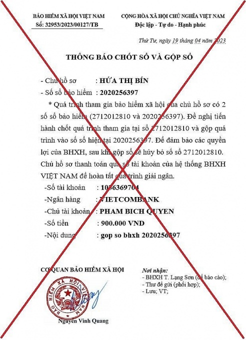 Người lao động cần cẩn trọng trước FanPage giả mạo cơ quan BHXH Việt Nam