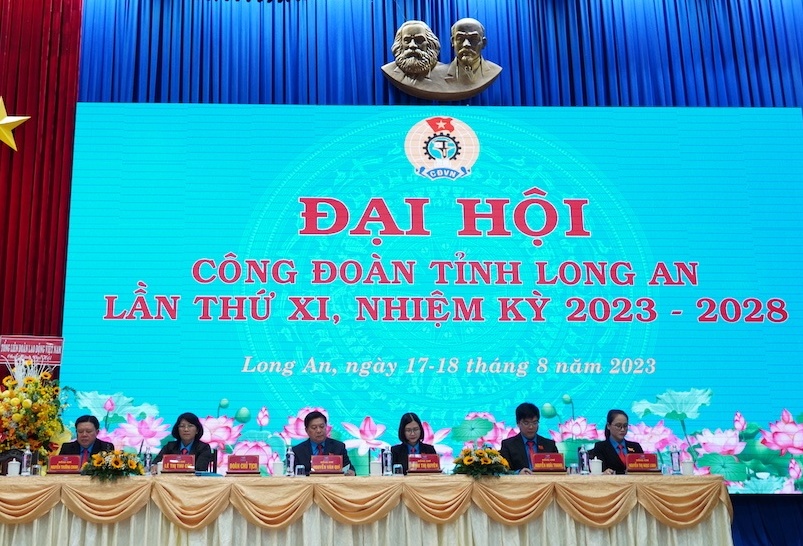 Chính thức diễn ra Đại hội Công đoàn tỉnh Long An lần thứ XI, nhiệm kỳ 2023 – 2028
