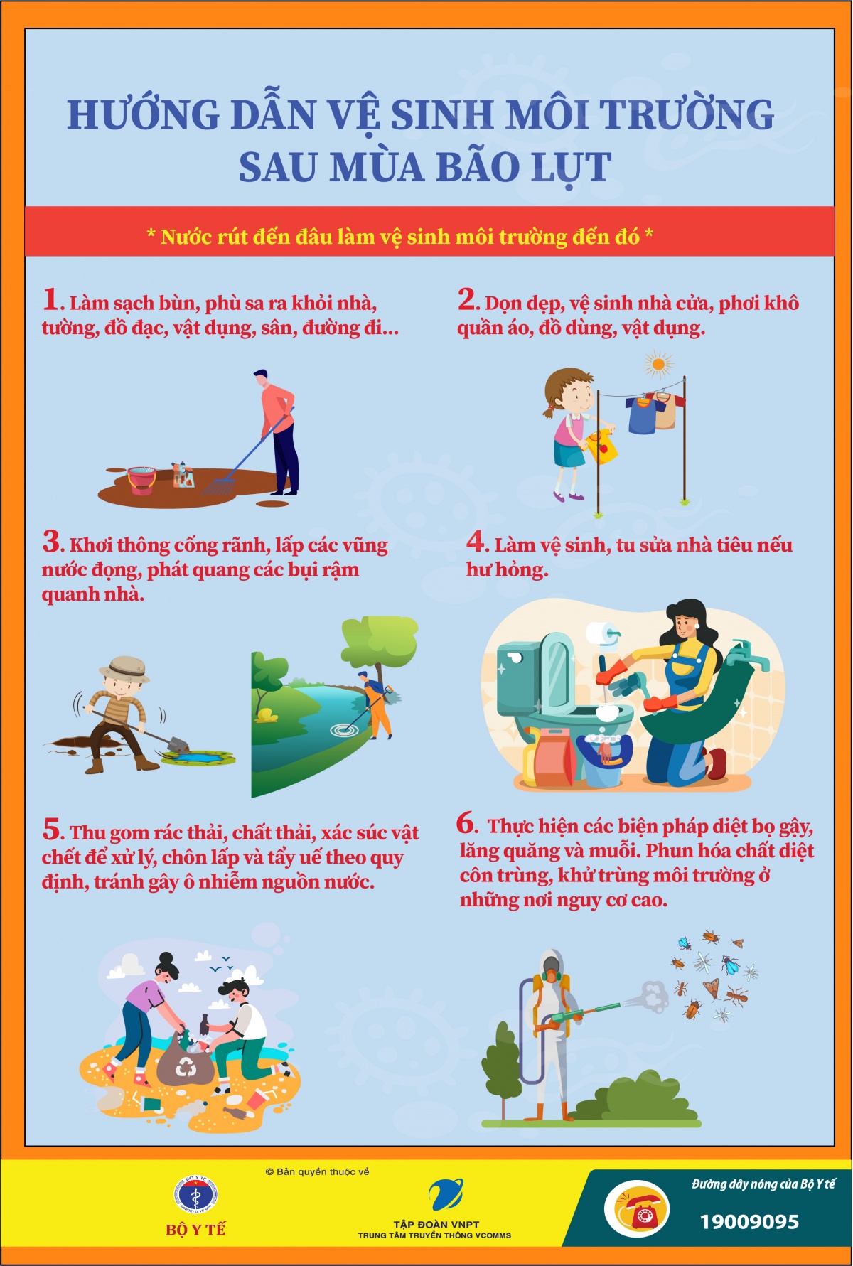 Bão số 3: Đảm bảo nước sạch, vệ sinh môi trường, quản lý chất thải y tế thế nào?