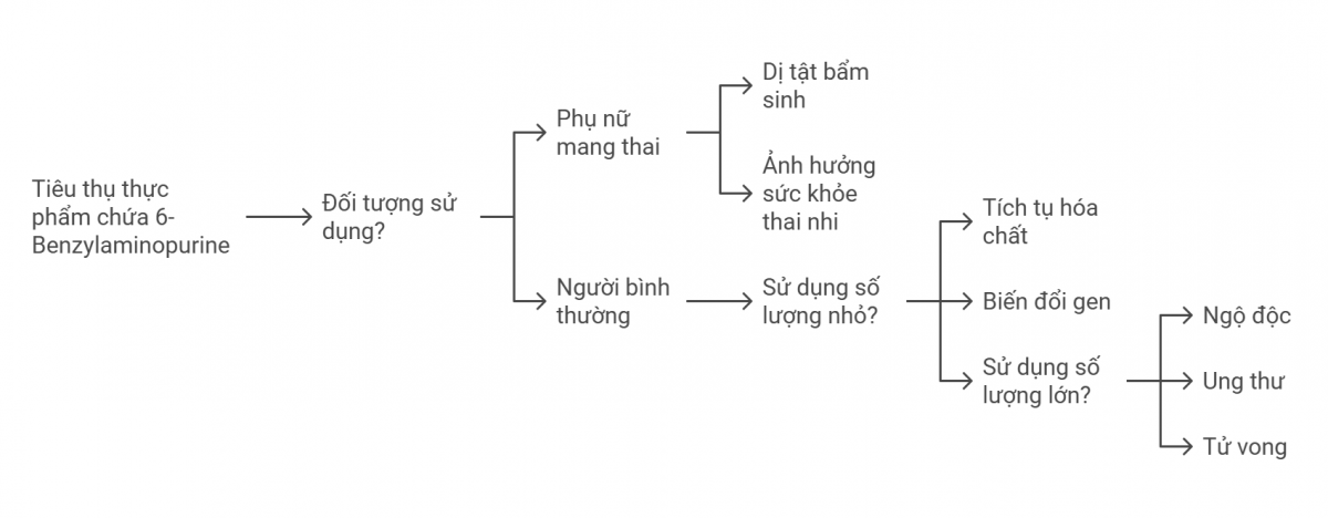 Vụ giá đỗ ngâm hóa chất: dễ dàng mua bán và sử dụng “Nước kẹo” 6-Benzylaminopurine