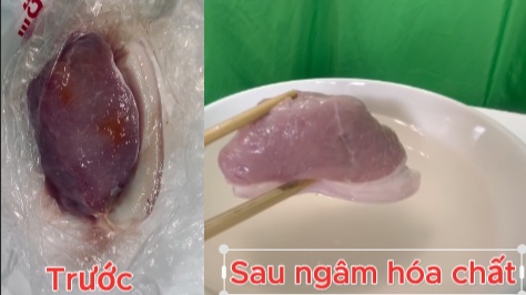 Sốc: 1 gram hóa chất “phù phép” 1 tạ thịt thối thành thịt tươi