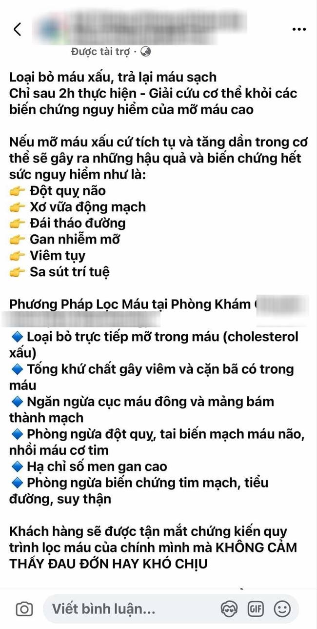 Lọc máu làm trẻ hóa, ngăn ngừa bệnh đột quỵ, mỡ máu: Giải mã những lợi ích và chiêu trò lừa bịp!