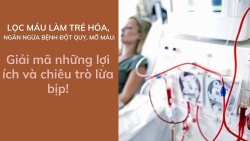 Lọc máu làm trẻ hóa, ngăn ngừa bệnh đột quỵ, mỡ máu: Giải mã những lợi ích và chiêu trò lừa bịp!