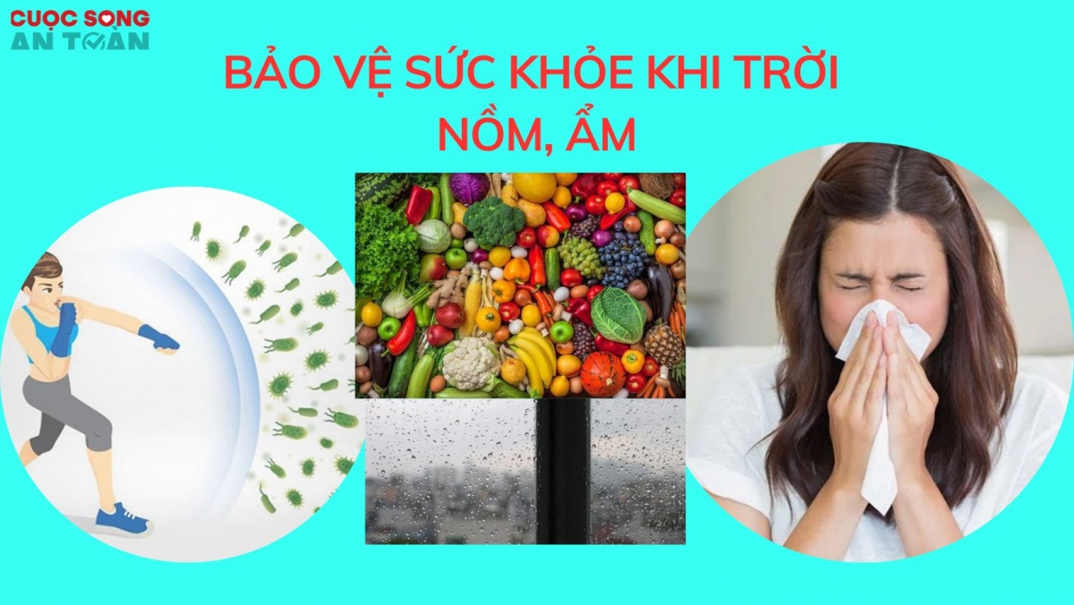 Bảo vệ sức khỏe trong những ngày mưa phùn, nồm ẩm